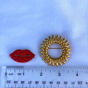 Set of 2: Brooches